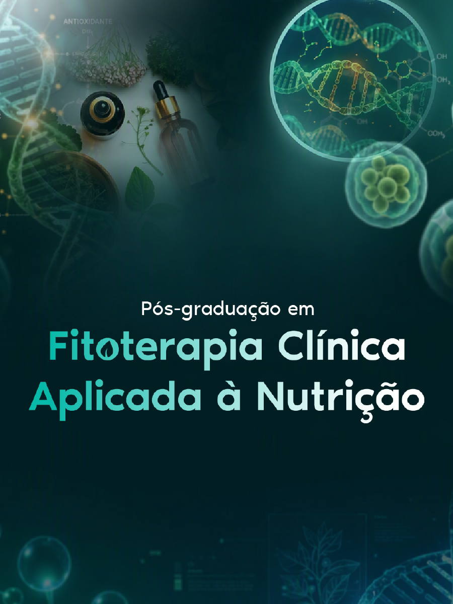 Capa oficial da pós-graduação em Fitoterapia Clínica Aplicada à Nutrição