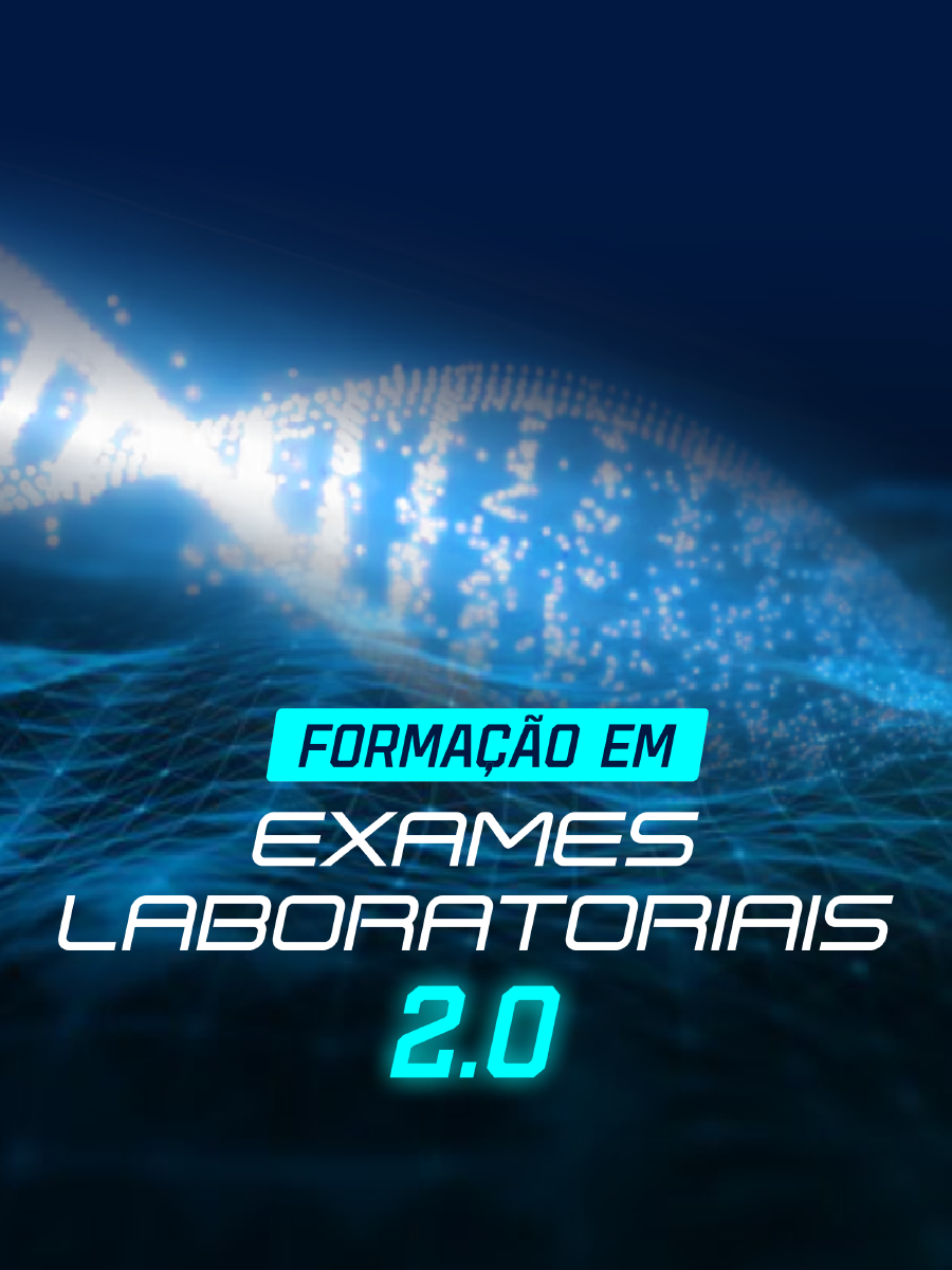 Capa oficial da Formação em Exames Laboratoriais 2.0
